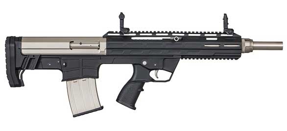 Tokarev TBP 12 Ga Bullpup Shotgun Semi Auto 18.5" 5rd, Blk/Nickel - TBP 12M