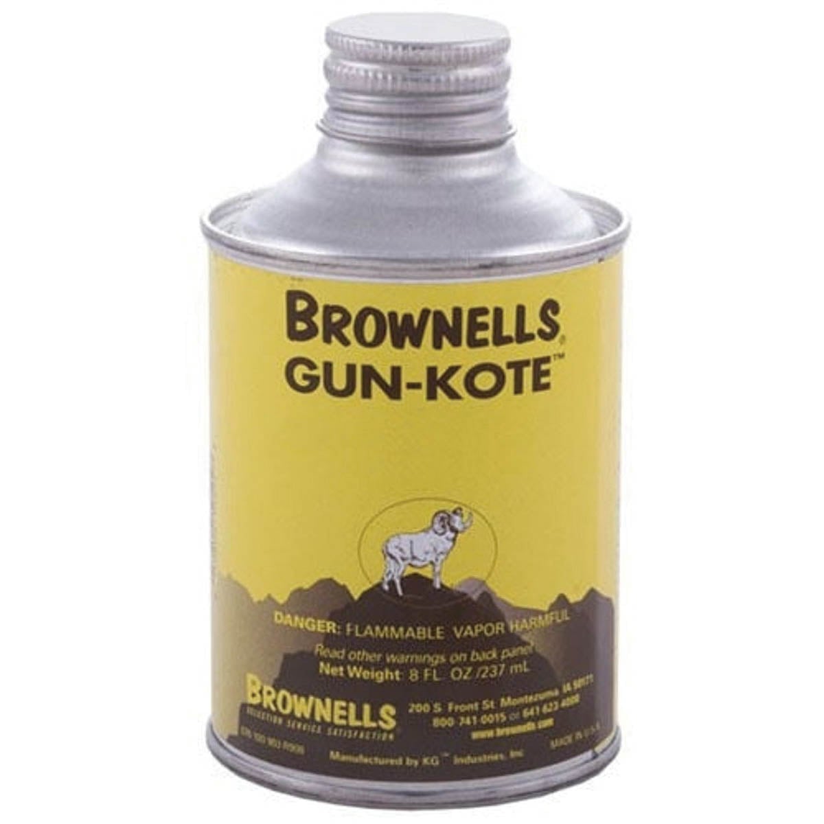 Brownells Gun-Kote Oven Cure Gun Finish, 8 oz Black