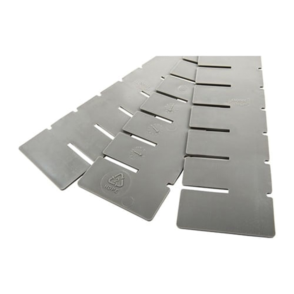 Brownells Large Bench Box Long Divider, Gray Pack of 3