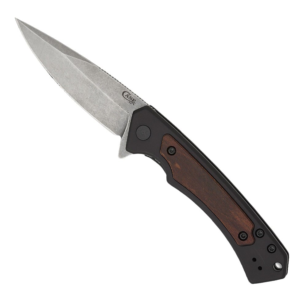 Case Marilla Folding Knife, Black/Walnut