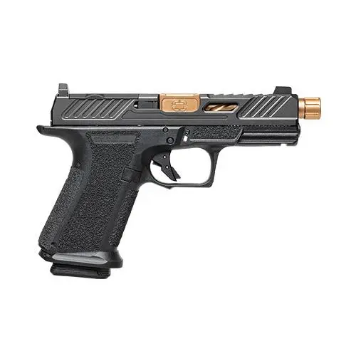 Shadow Systems MR920 Elite Optic Ready Handgun 9mm Luger 10rd Magazines(2) 4.5" Threaded Bronze Barrel Night Sights MA Compliant