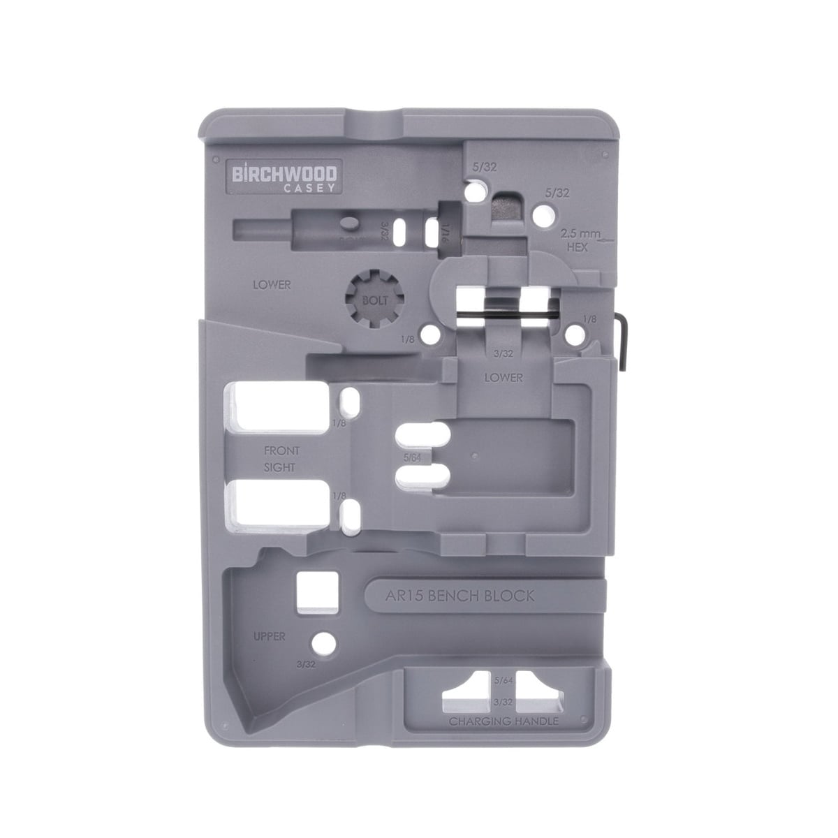 Birchwood Casey 5.56x45mm Bench Block, Gray
