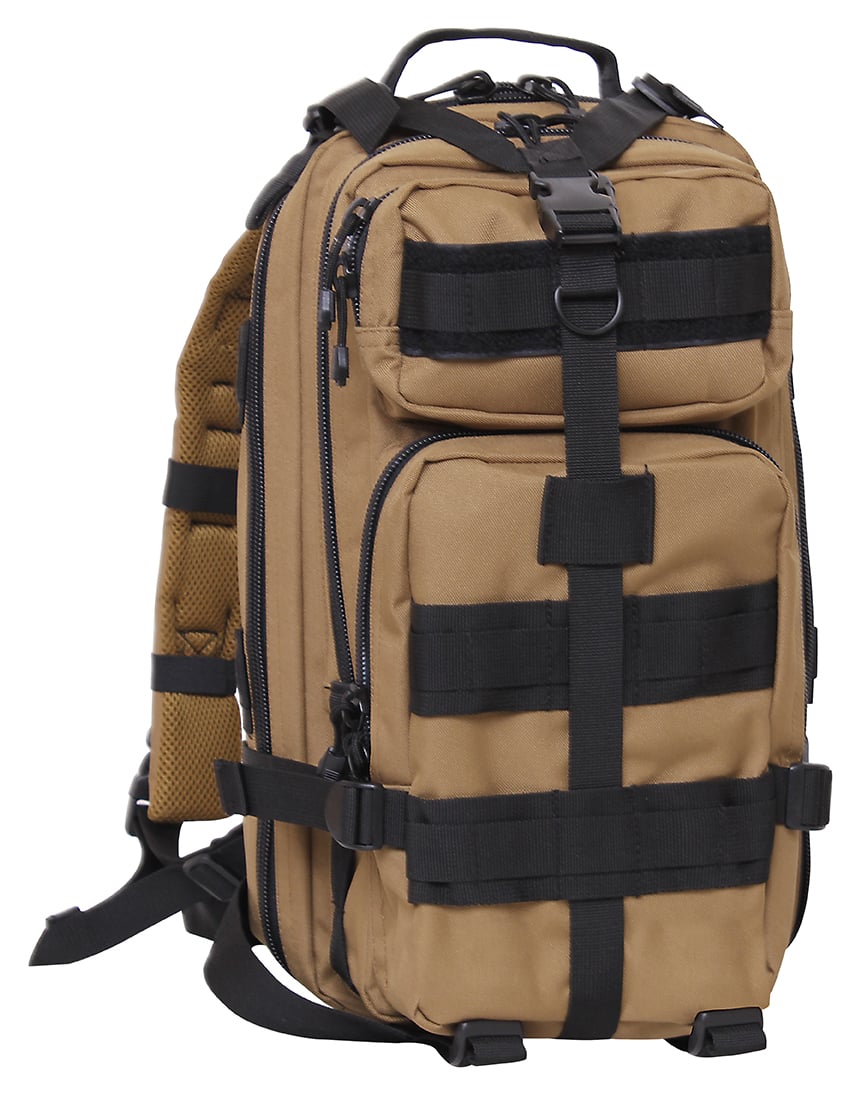 Rothco Medium Transport Pack - Coyote Brown-Black