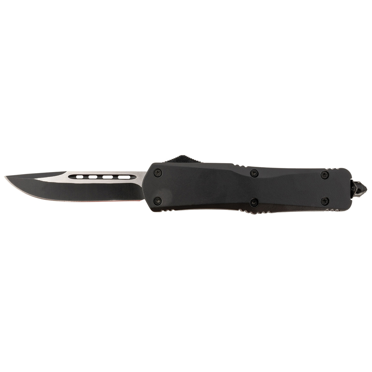 Steel River Spartan Folding Knife, Drop Point, Black - Robust Handle, Secure Locking Mechanism, Ideal for Tactical and Daily Use - T624BDP