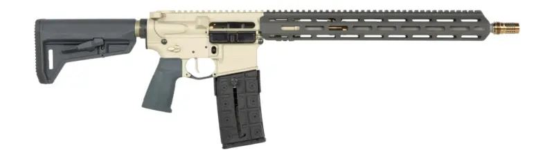 Q LLC Sugar Weasel *CA Compliant 300 Blackout 10+1 16" Clear Anodized Cerakote Aluminum Receiver w/Picatinny Rail, M-LOK Handguard, CMOE SL-K Black Polymer Stock, Black Polymer Grip