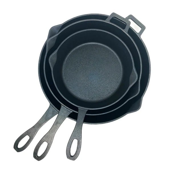 Bayou Classic 3-pc Skillet Set , 10-in/12-in/14-in
