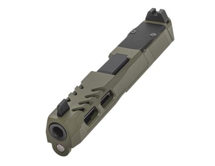PSA Dagger SW6 RMR Slide Assembly with Non-Threaded Barrel, Sniper Green