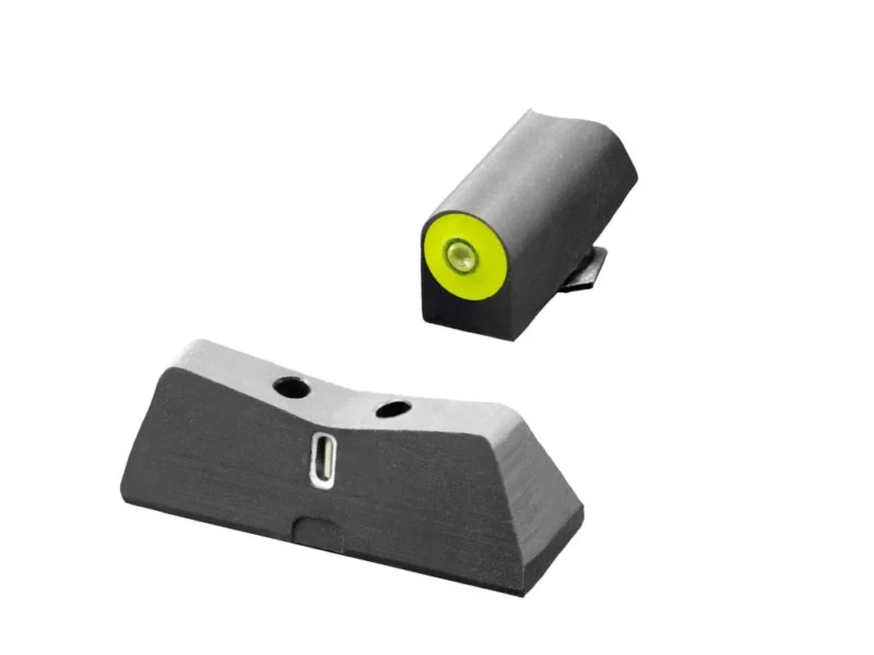 XS Sight DXT2 Big Dot Sight for Colt 1911 others all barrel lengths LPA Cut - Yellow