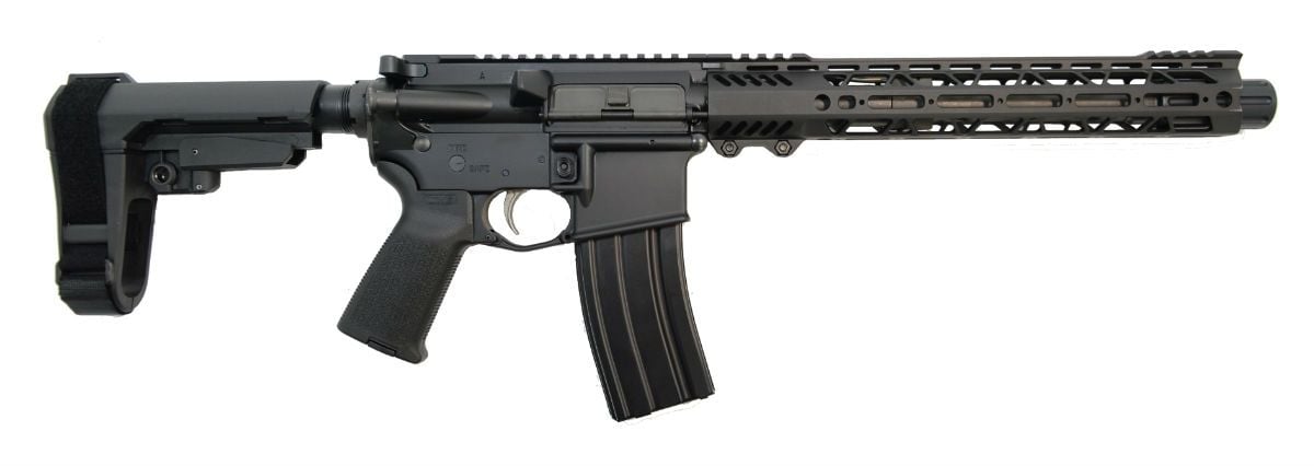 PSA AR-15 Pistol 10.5" 300 Blackout Nitride 12" Slant M-LOK MOE EPT SBA3