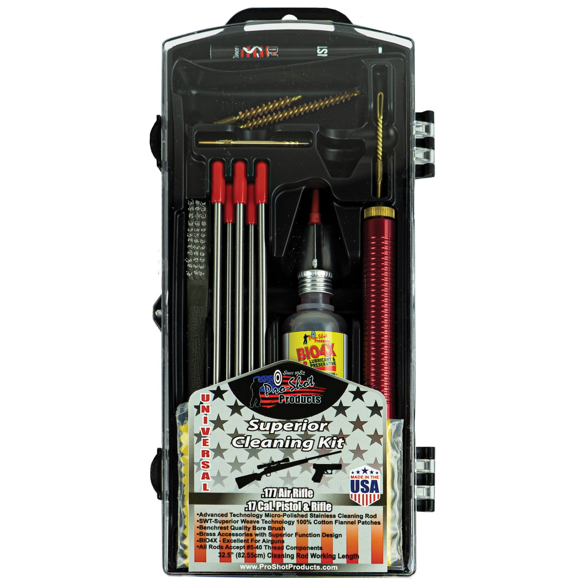 ProShot .17 Cal/.177 Caliber Multi-Section Rod Cleaning Kit