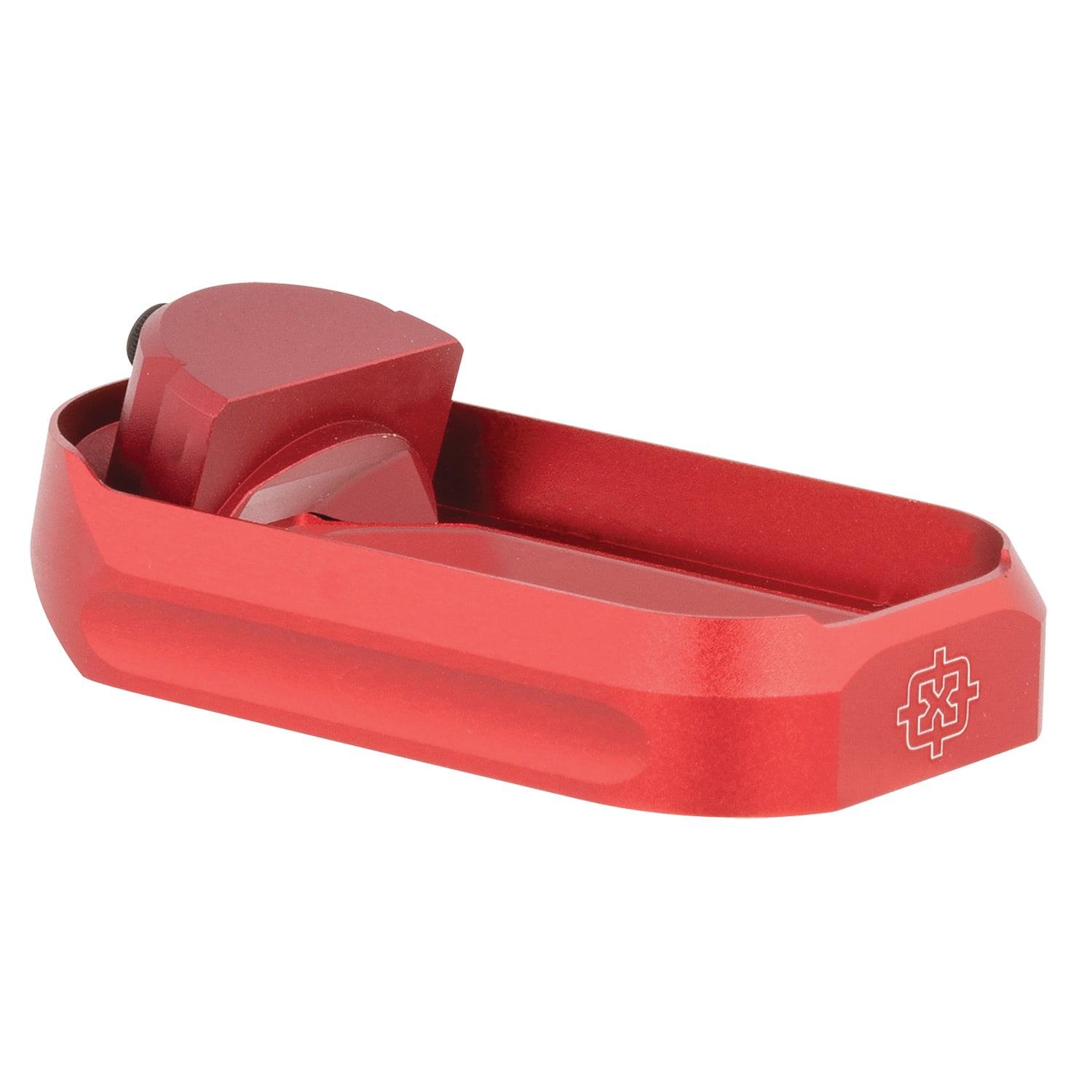 Cross Armory Glock 17/19/22/23/24/31/32/34/35 Gen1-3 Aluminum Flared Magwell, Red - CRGFMWRD