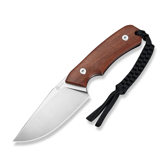 CIVIVI Gander Fixed Blade Clip Point Knife, Guibourtia - C24058B-3