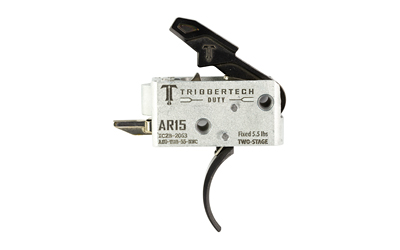 TriggerTech AR-15 Mil-Spec Curved Trigger, Two Stage, 5.5lb Pull - AH0TDB55NNC