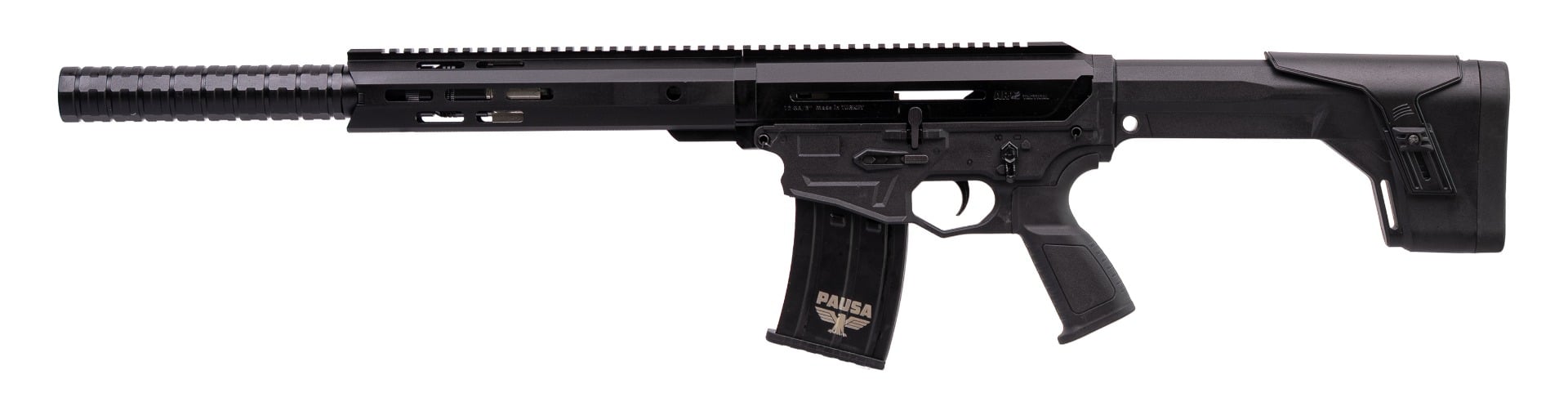 Panzer Arms AR12 G5 Tactical 12 Gauge 18.5" Semi-Auto Shotgun w/Short Handguard, Black