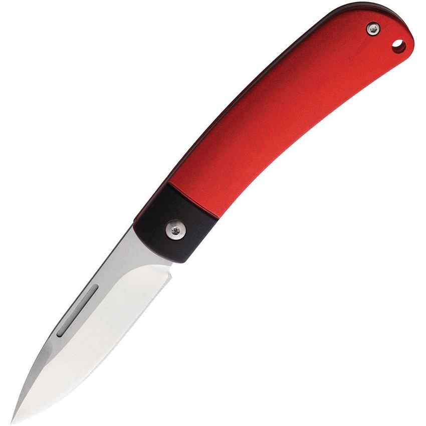 Rough Rider APTA Folding Drop Point Knife, Red - RR2282