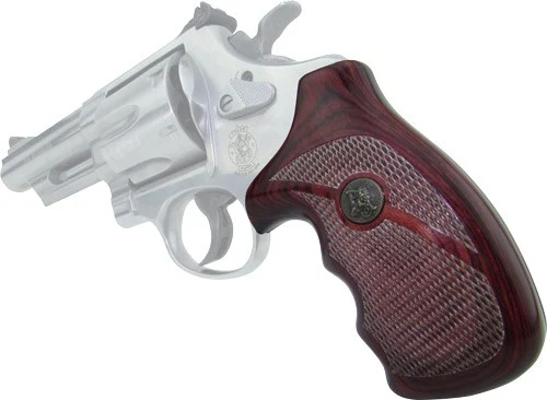 PACHMAYR LAMINATED WOOD GRIPS - S N-FRAME RND.BUTT ROSEWOOD