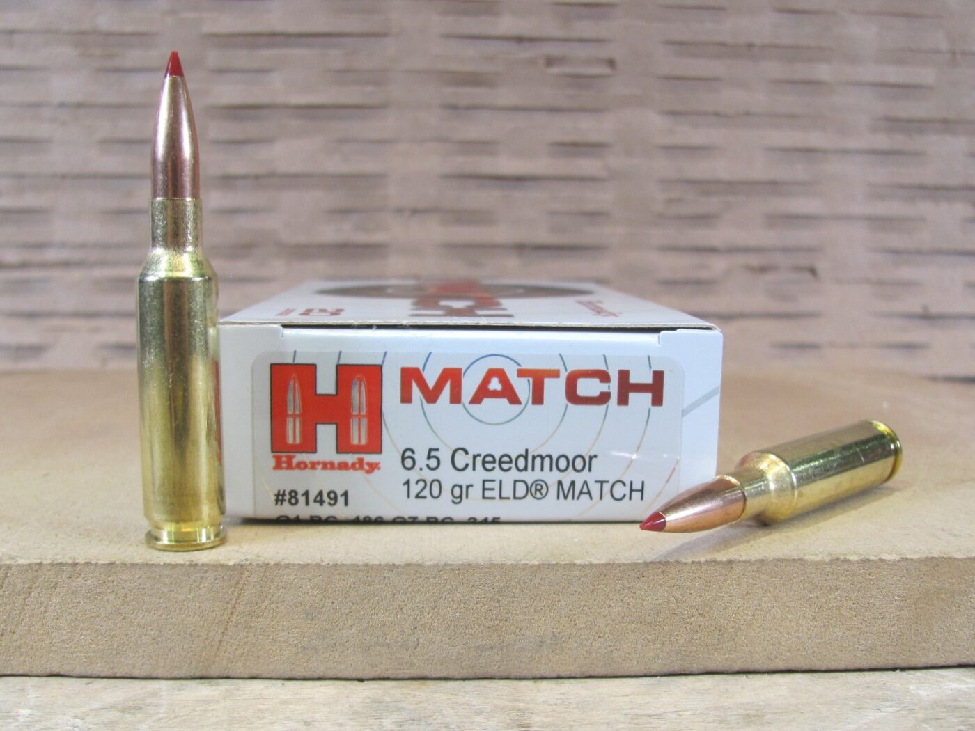 20 Round Box – 6.5 Creedmoor 120 Grain Hornady ELD Match Ammo 81491
