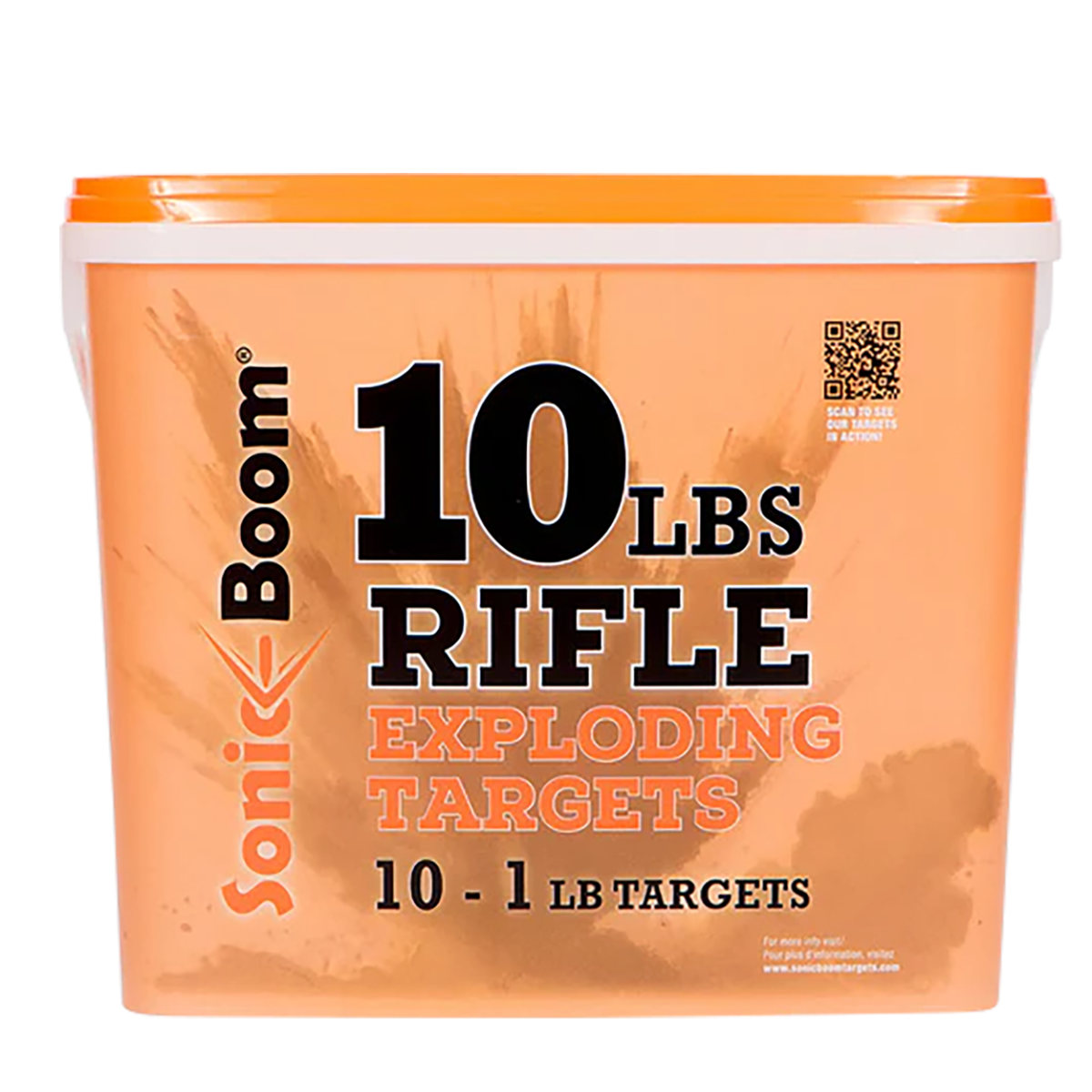 Sonic Boom 1 lb Exploding Rifle Target, Pack of 10