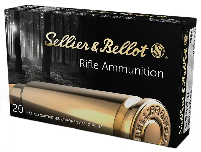 Sellier Bellot SB6557RA Rifle 6.5x57mm 131gr Soft Point 20 Per Box/20 Case