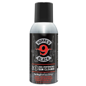 HOPPE'S Black 4 oz Aerosol Gun Cleaner with Straw