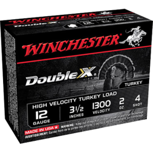 Winchester Ammo STH12354 Double X Turkey 12GA 3.5\" 2oz #4 Shot - 10sh Box