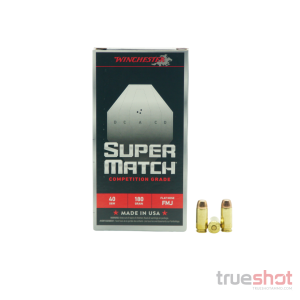 Winchester - Super Match - 40 S&W - 180 Grain - Flat Nose - 500