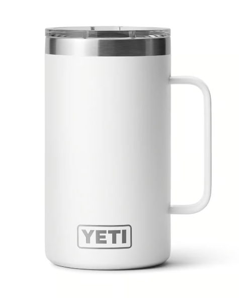 Yeti Rambler 24 oz Mug w/ MagSlider Lid, White