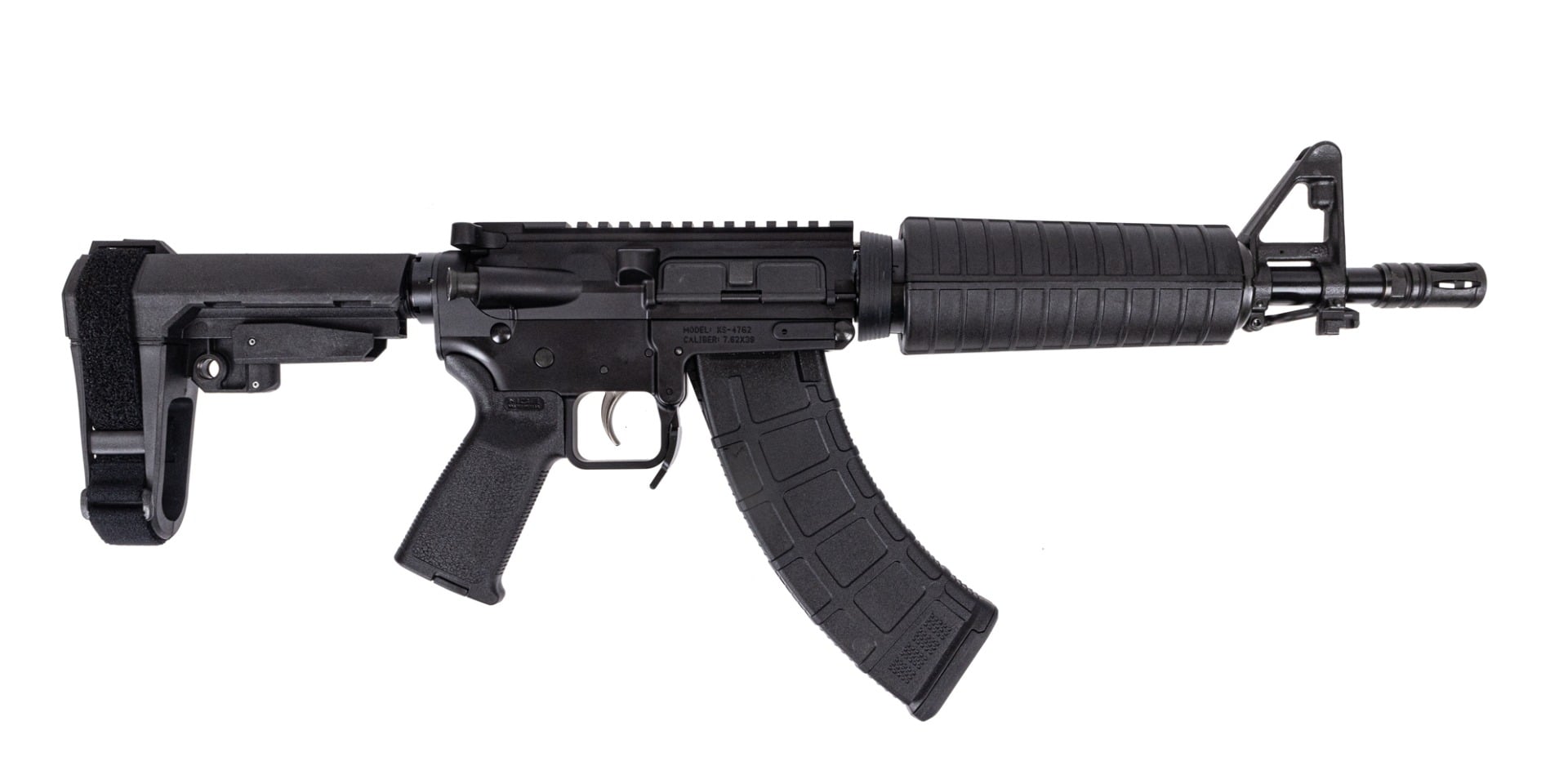 PSA Gen2 KS-47 10.5" Carbine-Length 7.62x39 Nitride Classic SBA3 Pistol - 5165491095