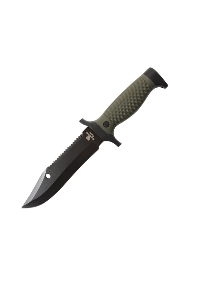 Master Cutlery Snake Eye Tactical Fixed Blade Drop Point Knife, Green - SE-5133GN