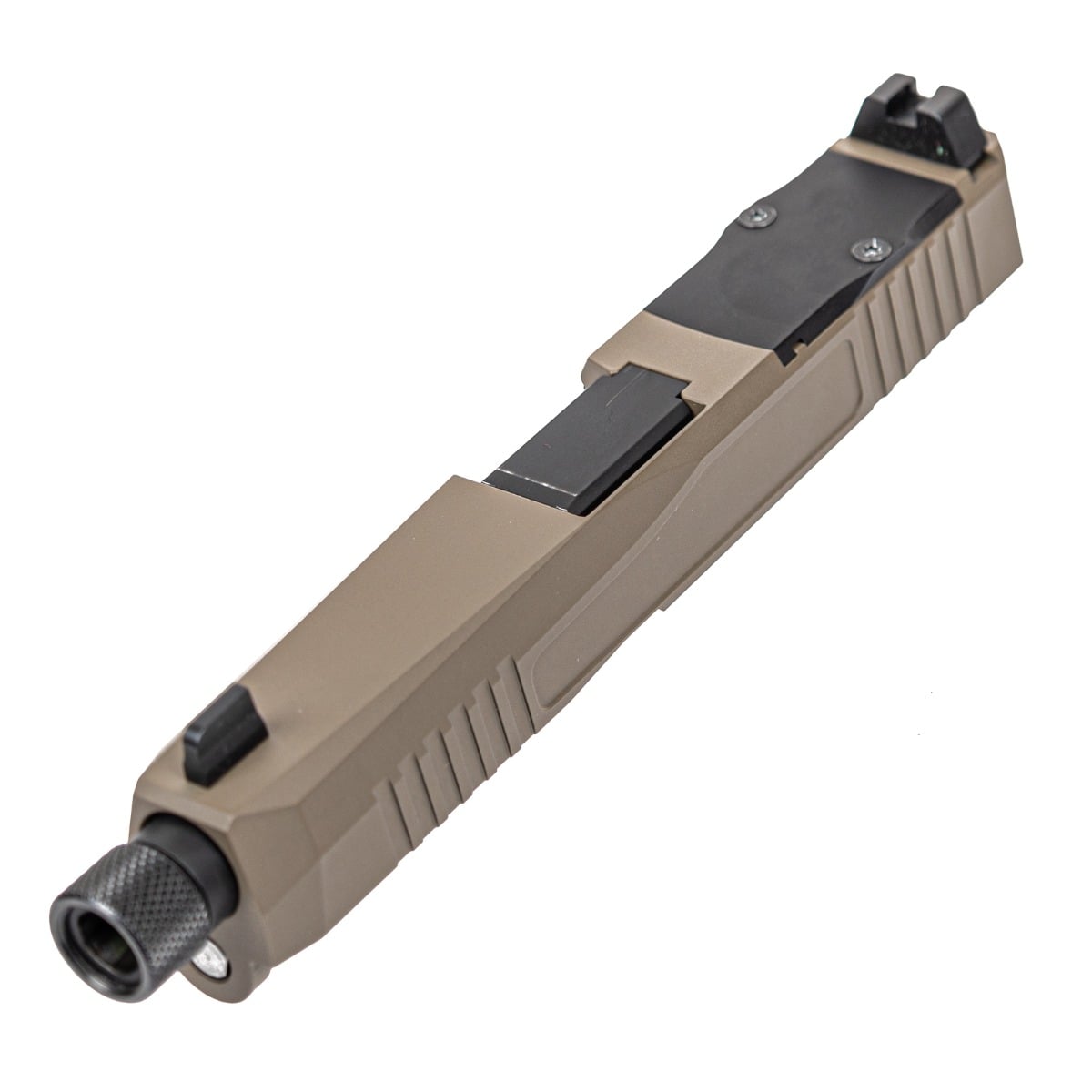 PSA Dagger Complete RMR Slide Assembly With Threaded Barrel, FDE