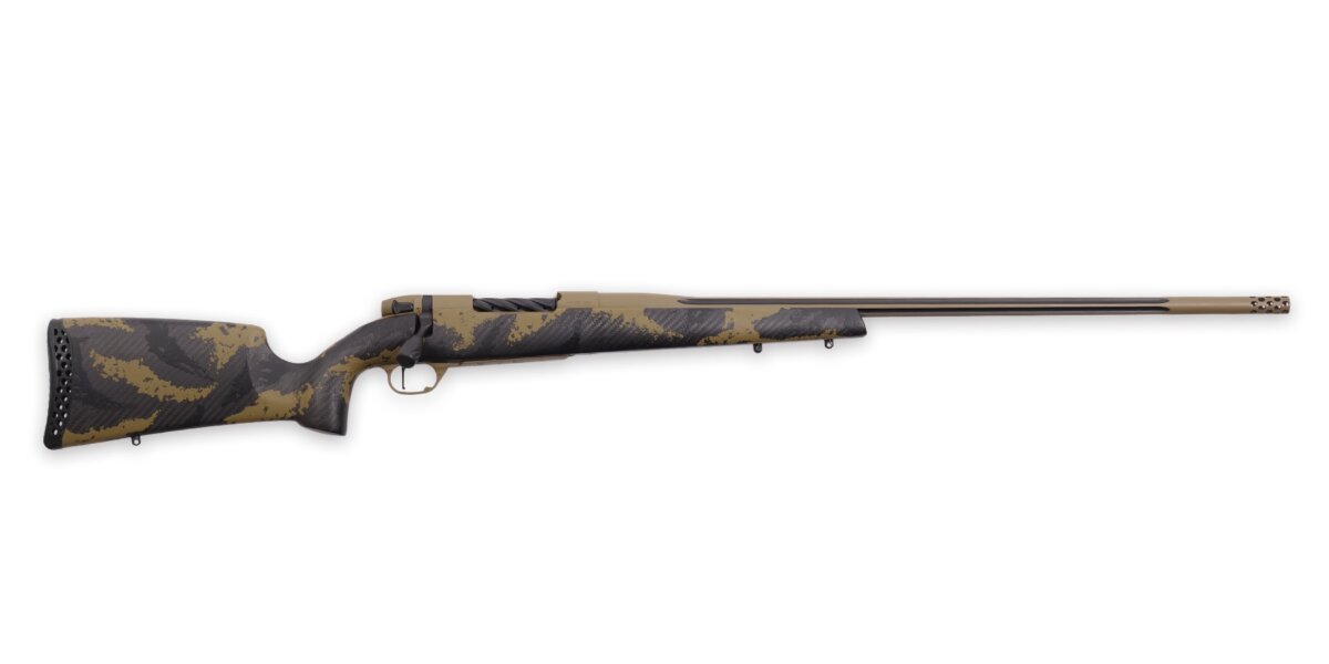 Weatherby MARK V APEX 25CR 22" FDE PEAK 44 BASTION STOCK