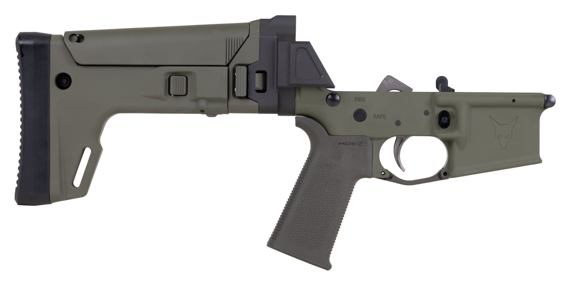 PSA JAKL Complete Rifle Lower 5.56 NATO, MOE SL EPT F5 Stock, OD Green