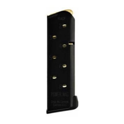Chip McCormick Combat Power Mag .45 ACP 8 Round Compact 1911 Magazine, Black ‒ 16132-C
