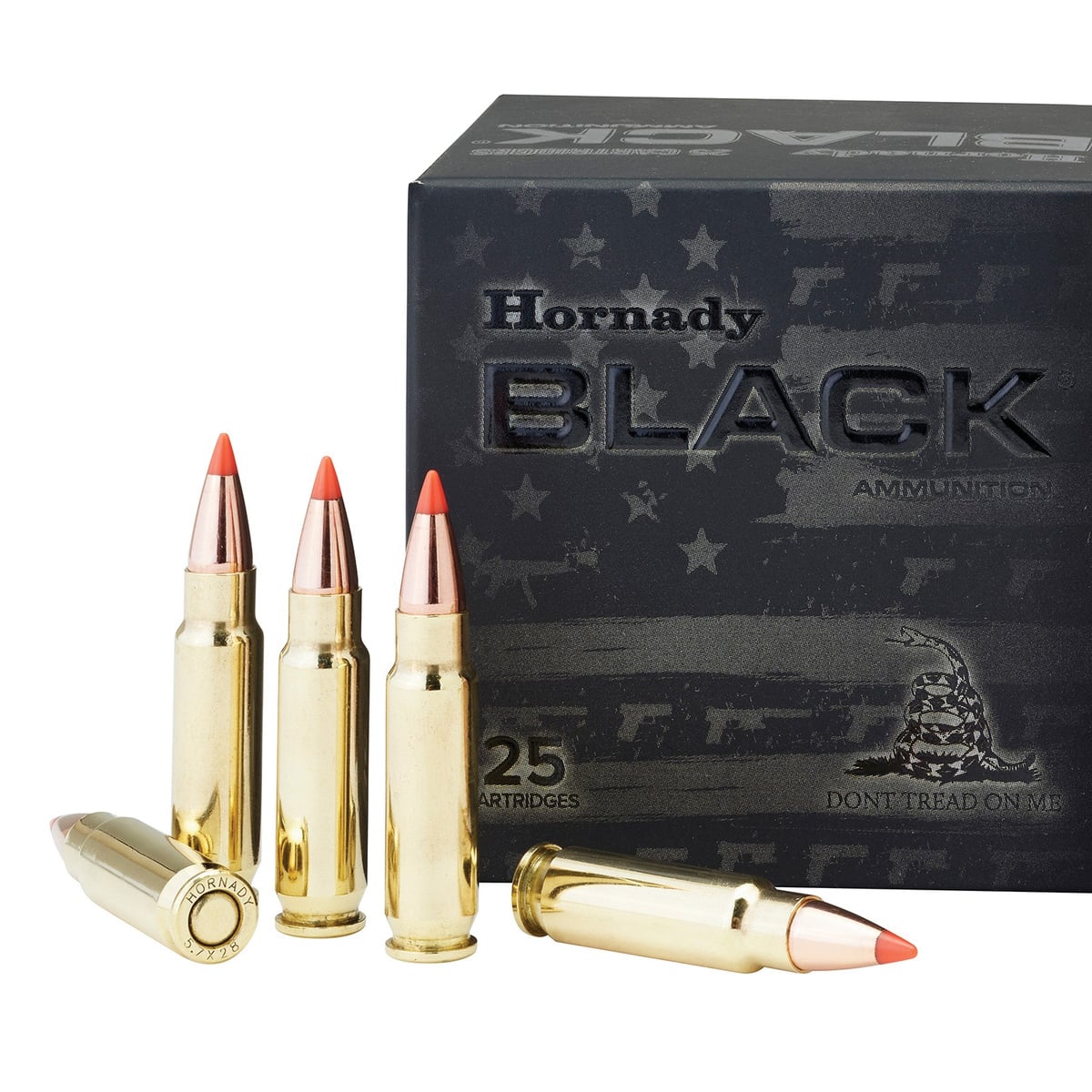 HORNADY BLACK 5.7X28 40G VMAX 25RD BX 250RD CASE