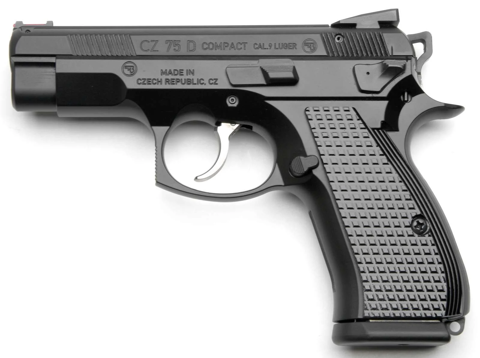 CZ CUSTOM 75 D COMPACT PCR CUSTOM 9MM 3.75 IN BBL BLACK 2/15RD MAGS