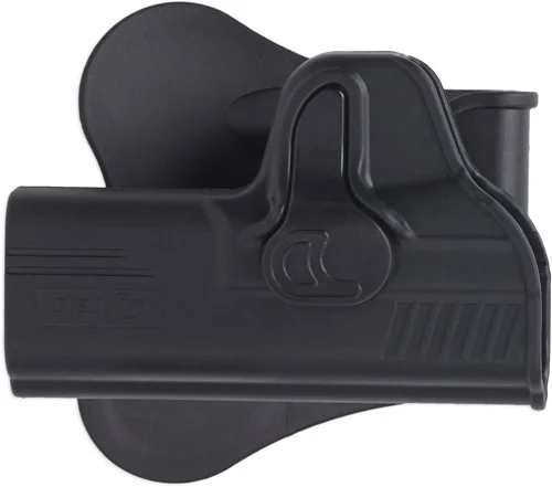 BULLDOG RR HOLSTER PADDLE POLY - S M STANDARD BLACK RH