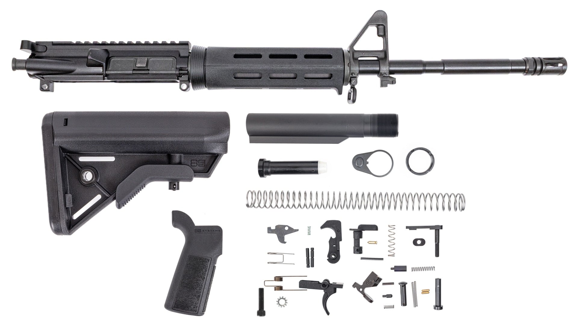 PSA 16" M4 Carbine-Length 5.56 NATO 1:7 Nitride B5 MLOK Rifle Kit, Black