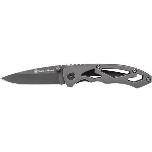 Smith & Wesson Skeletonized Folding Knives w/ Pocket Clip - CK400CP