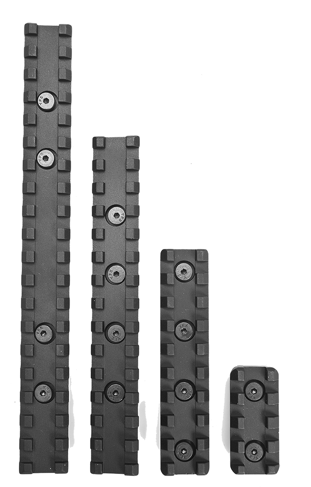 Samson Manufacturing KeyMod 2" 6061 T6 Aluminum Picatinny Rail Kit, Hardcoat Anodized Black - KM-2-KIT