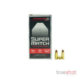 Winchester - Super Match - 9mm - 124 Grain - Round Nose - 50
