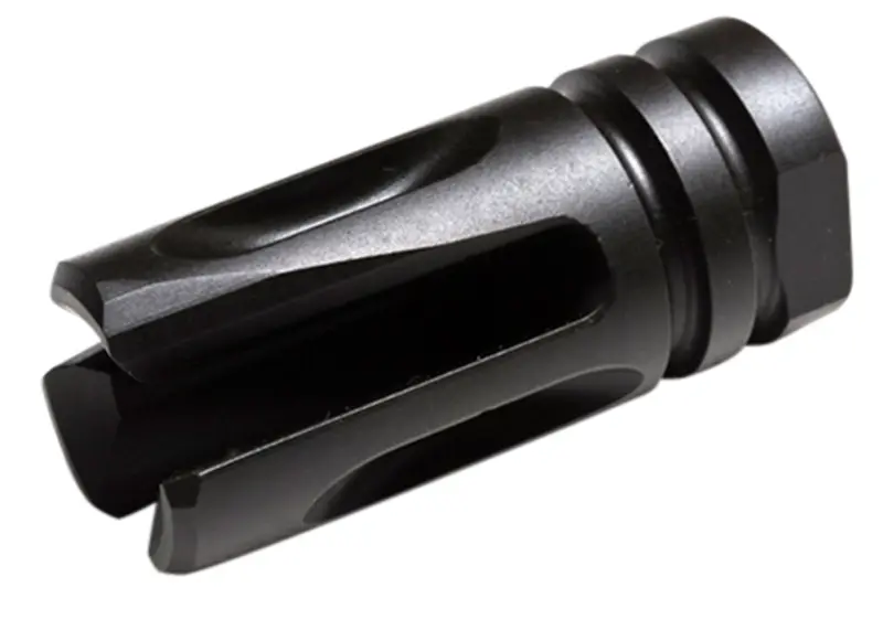 Wilson Combat TRATHG68 Accu-Tac Flash Hider Black Matte Melonite Steel with 5/8"-24 tpi Threads, 1.99" OAL .865" Diameter for 30 Cal AR-Platform