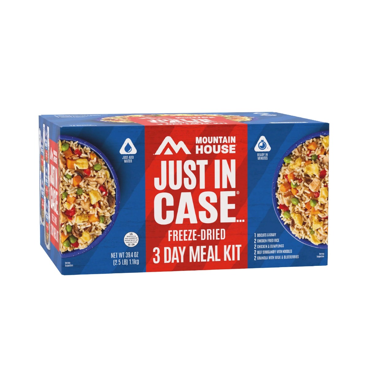 Mountain House Just In Case Emergency 3 Day Freeze Dried Food Supply - 83608
