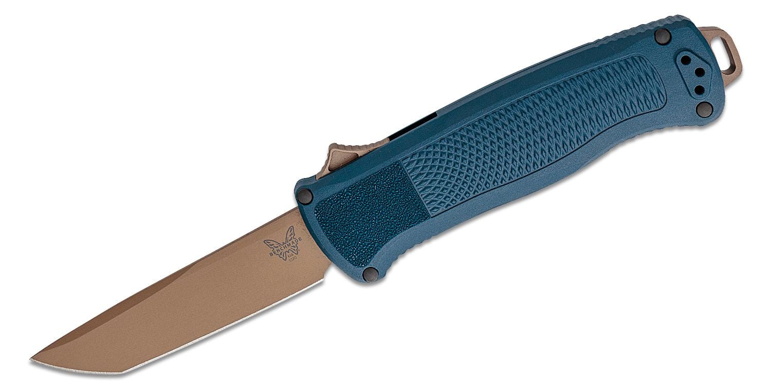 Benchmade Shootout OTF Tanto Knife, Crater Blue - 5370FE-01