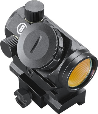 Bushnell Optics 1x 25mm Red Dot Riflescope with Riser Block, Matte Black