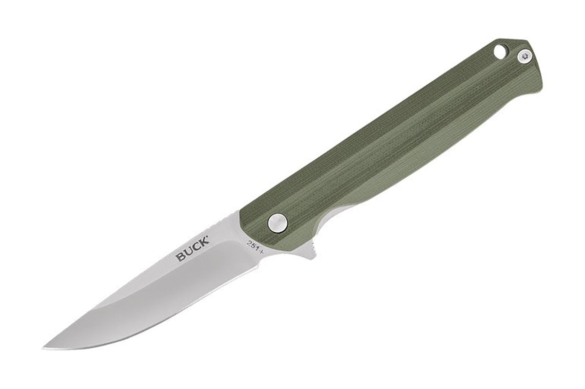 Buck 251 Langford Folding Drop Point Knife, Green - 0251GRS-B