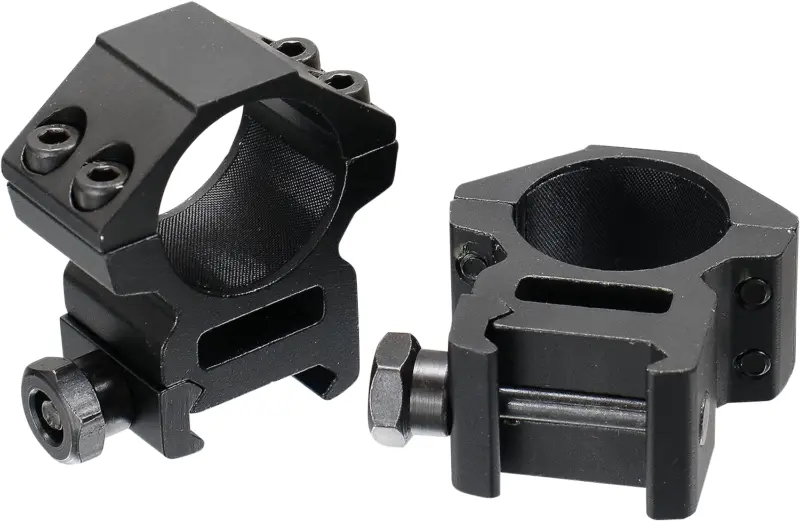 UTG RGWM25M4 Accushot Scope Rings Black Anodized 1" Medium