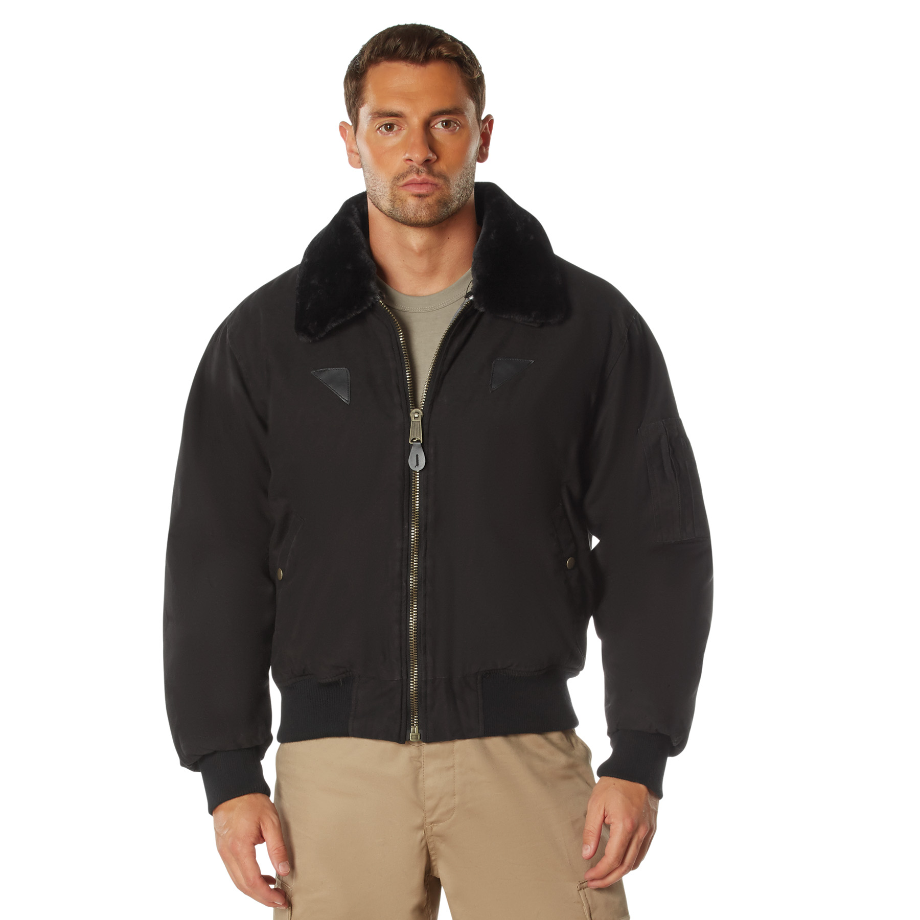 Rothco Vintage B-15A Bomber Jacket - Large