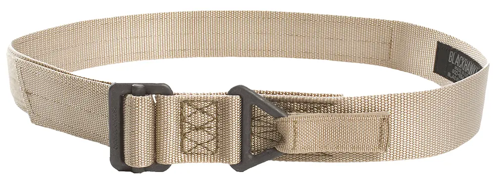 Blackhawk 41CQ01DE CQB Riggers Belt Tan Nylon 41" 1.75" Wide Hook Loop Closure