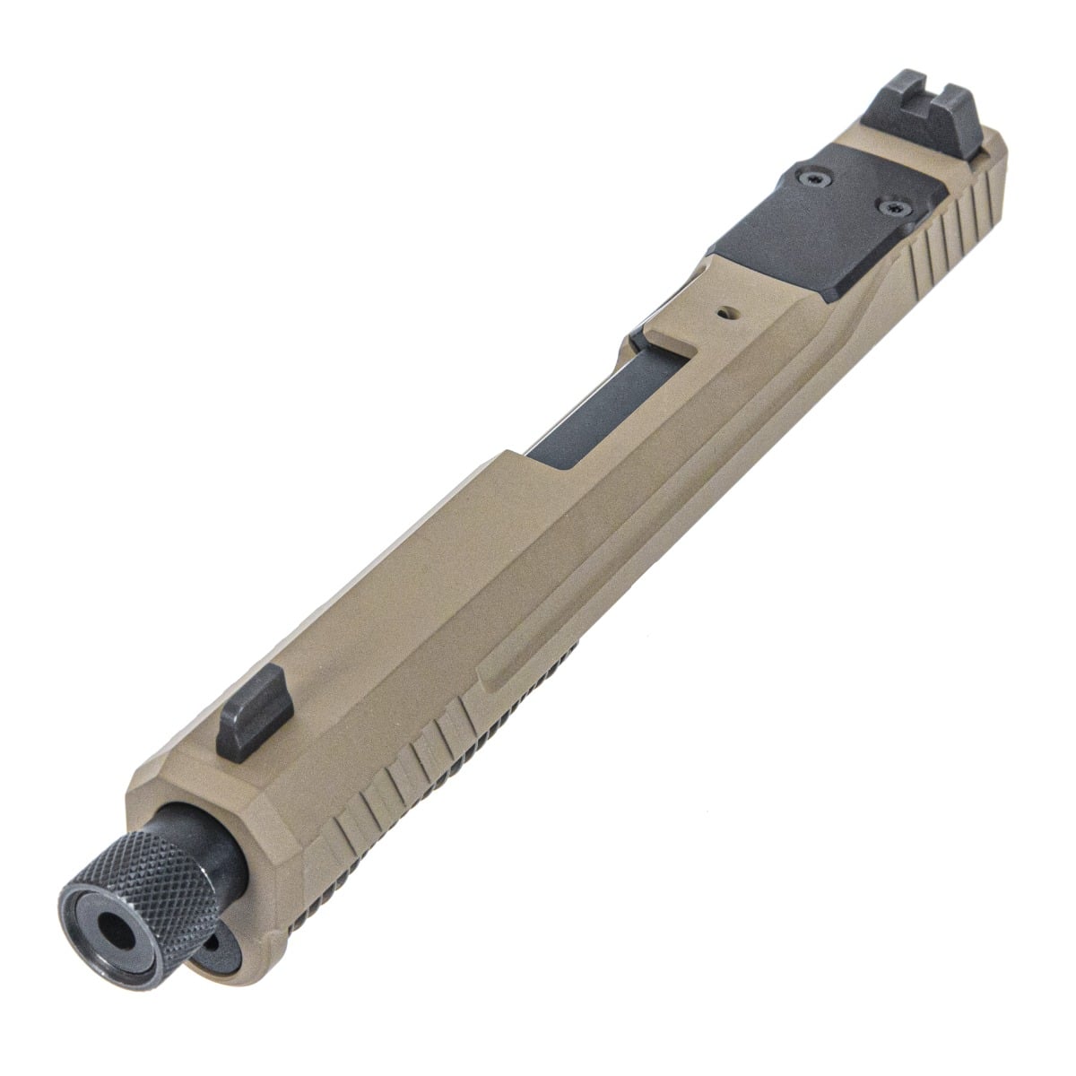 PSA 5.7 Rock Complete Slide Optics Ready With Threaded Barrel, Flat Dark Earth