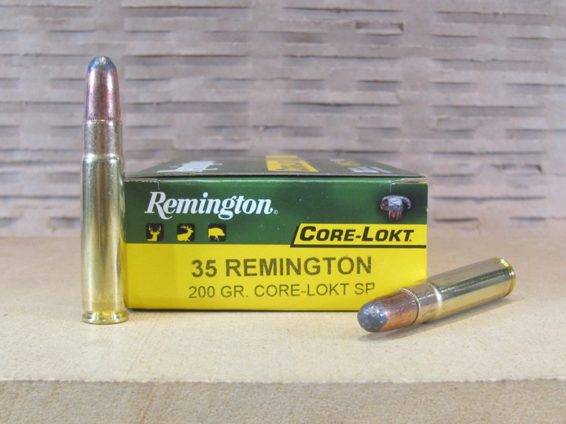 20 Round Box – 35 Remington 200 Grain Core-Lokt SP Soft Point Ammo – R35R2